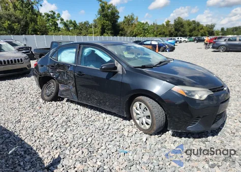 2015 Toyota Corolla L из США, поврежденный, VIN 2T1BURHE0FC343634